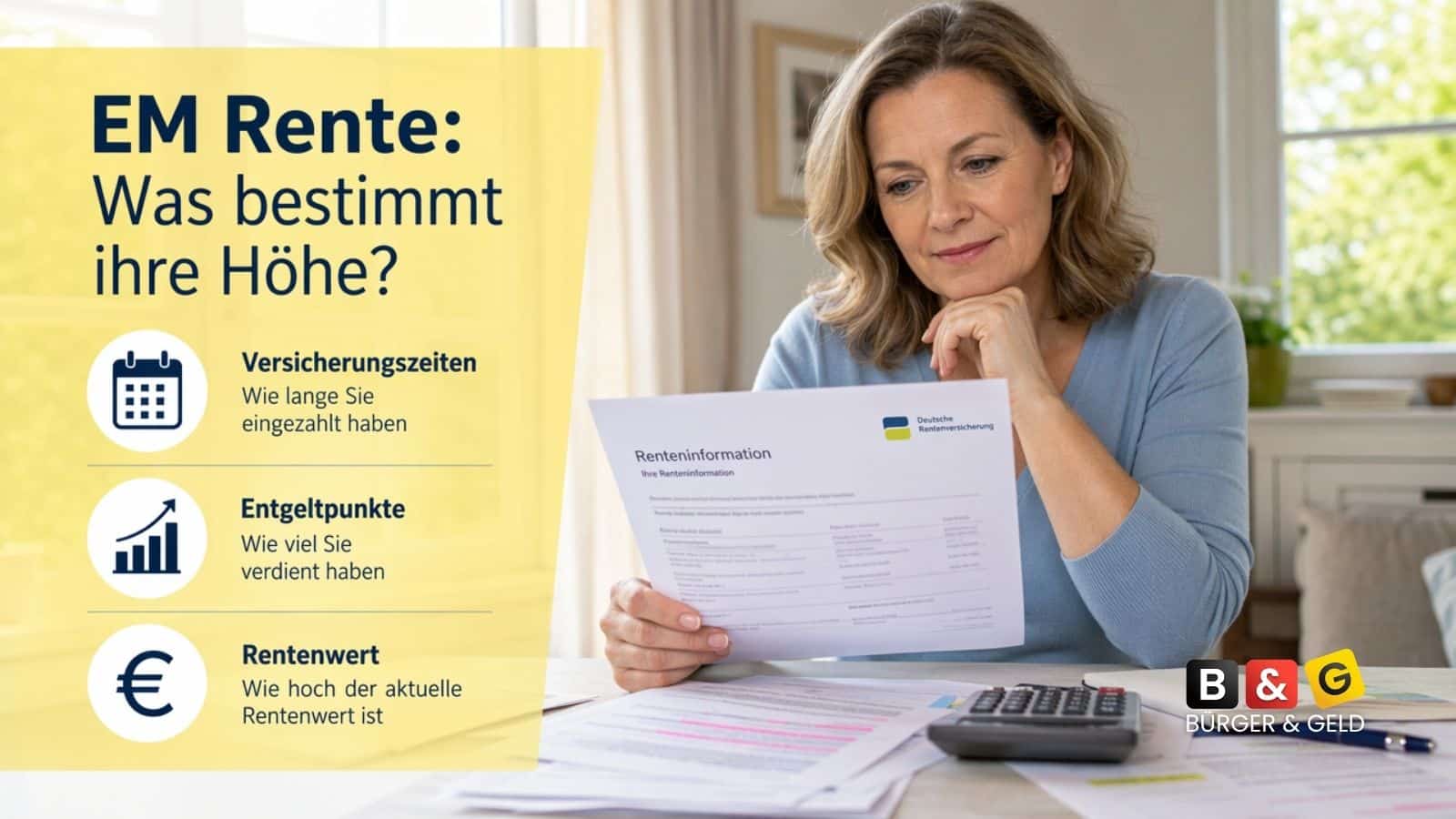 Höhe der EM Rente