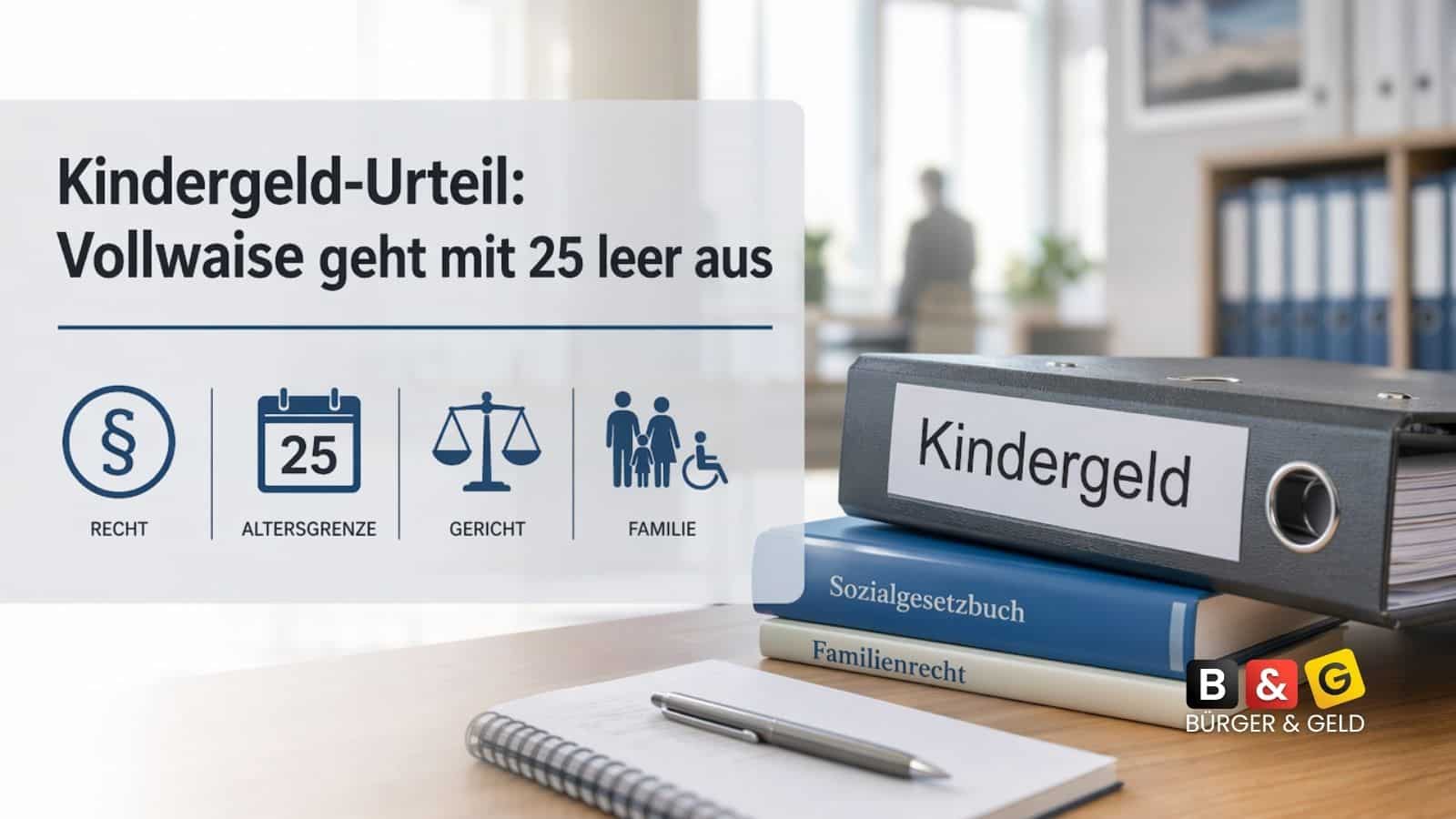Kindergeld-Urteil sorgt für Klarheit: Vollwaise geht trotz Schwerbehinderung mit 25 leer aus