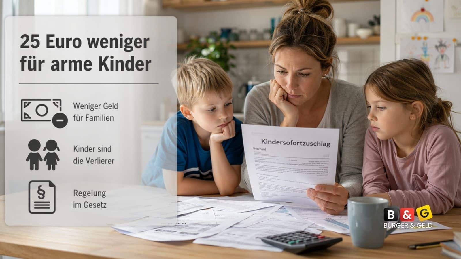 Kindersofortzuschlag soll abgeschafft werden