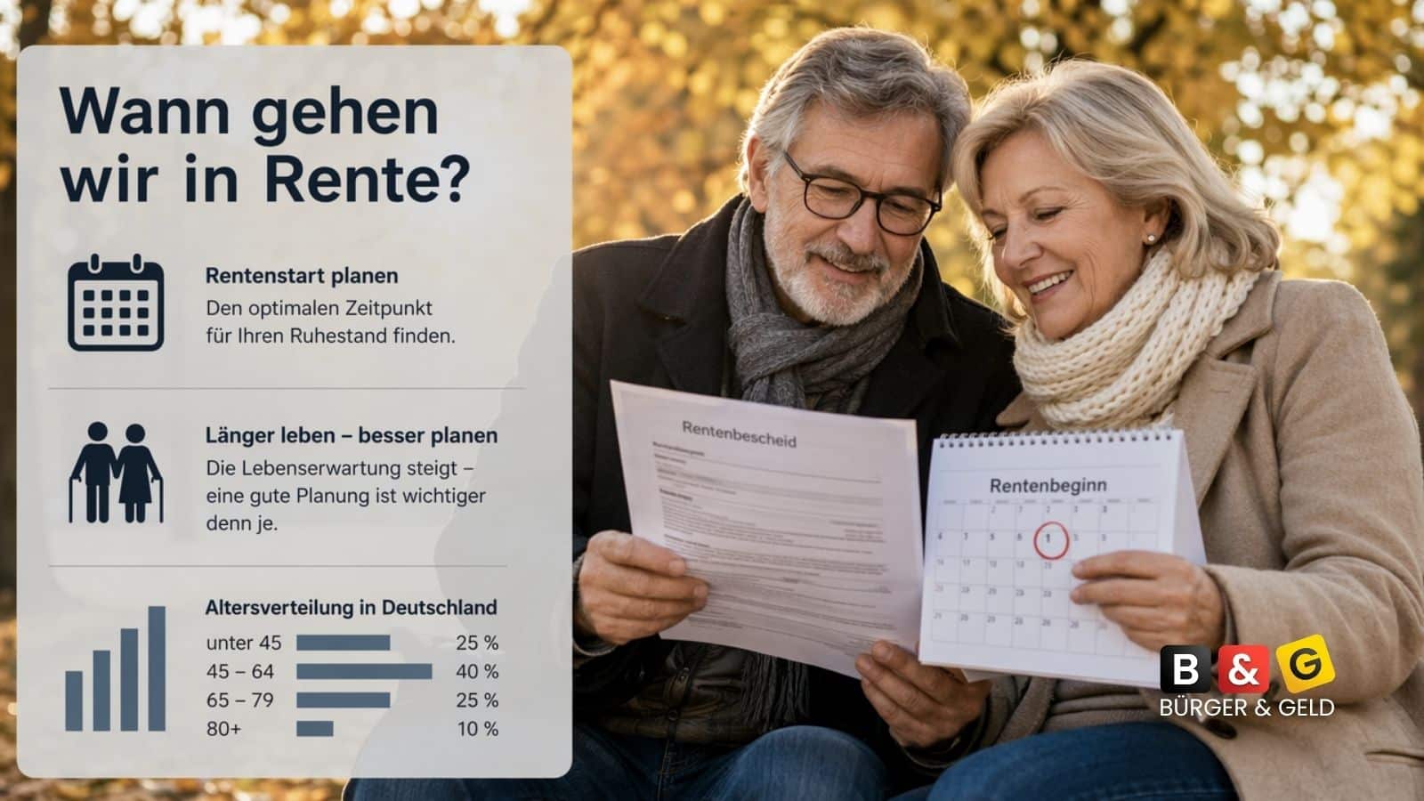 Wann gehen die meisten Deutschen in Rente?