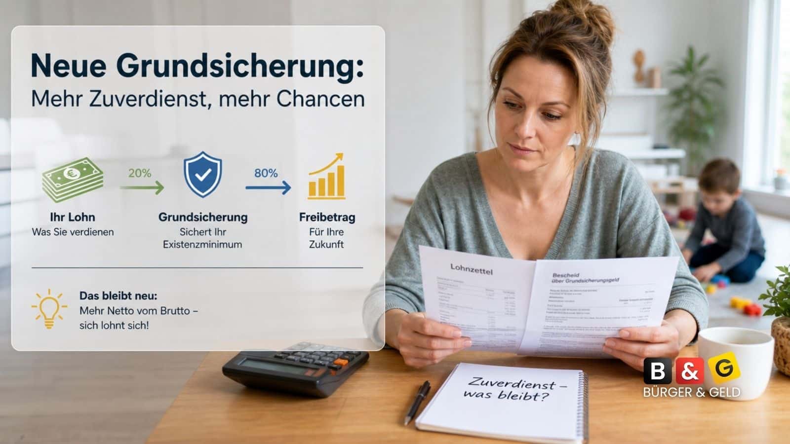 Neue Grundsicherung: Kleine Zuverdienste