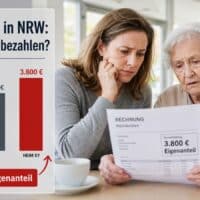 Pflegeheimkosten in NRW über 4000 Euro Eigenanteil
