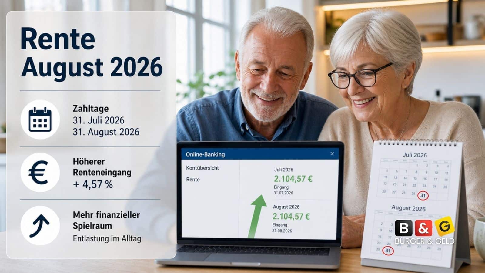 Wichtiges zur Rente im August 2026