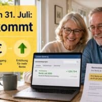 Auszahlung erhöhte Rente am 31. Juli 2026