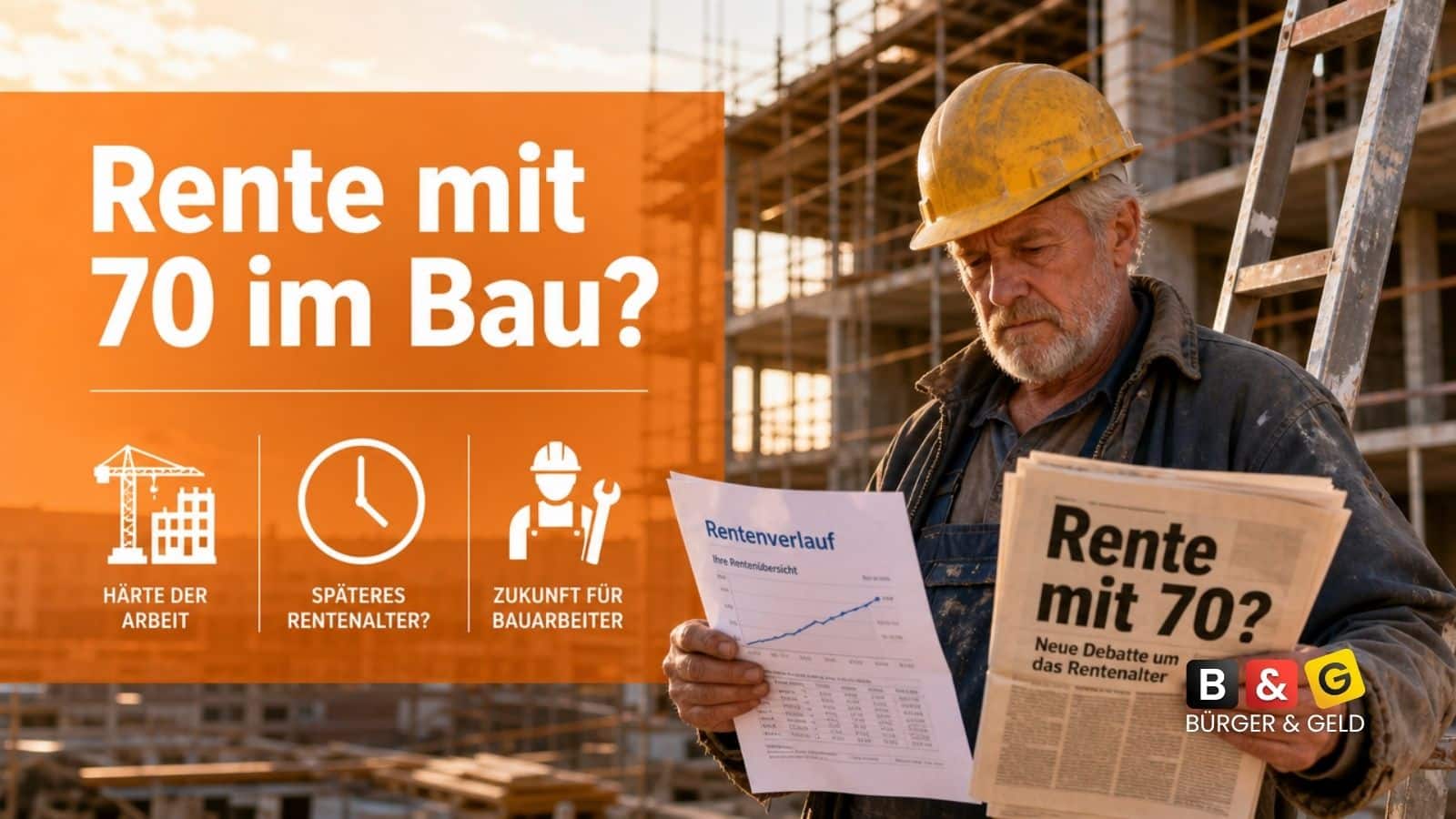Rente mit 70 - auch für Bauarbeiter?