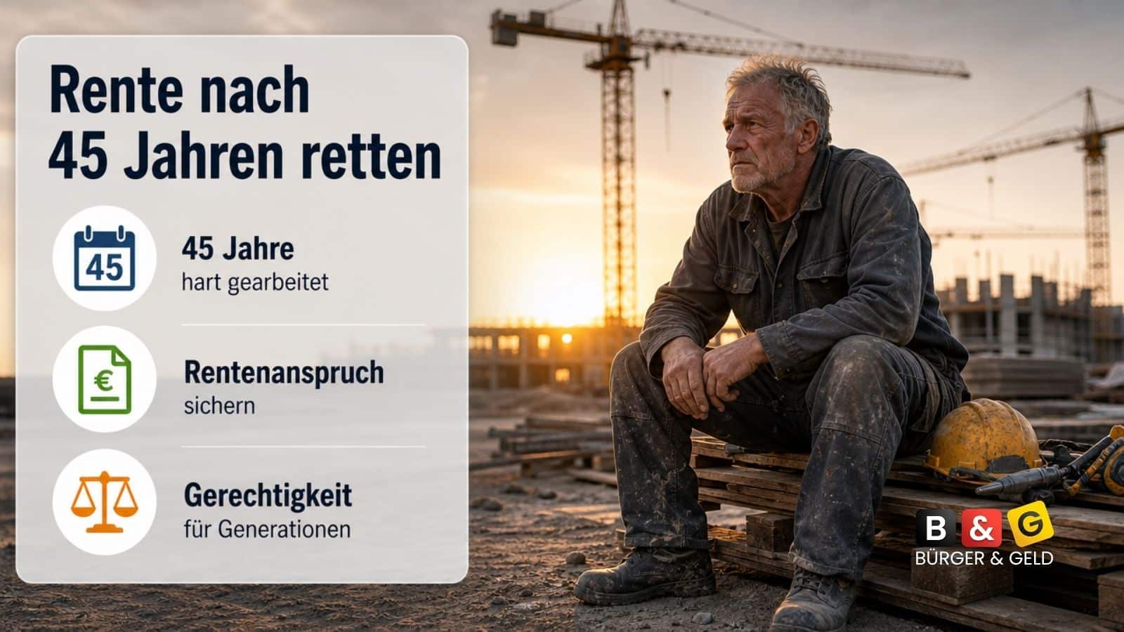 Abschlagsfreie Rente nach 45 Jahren: Online Petition