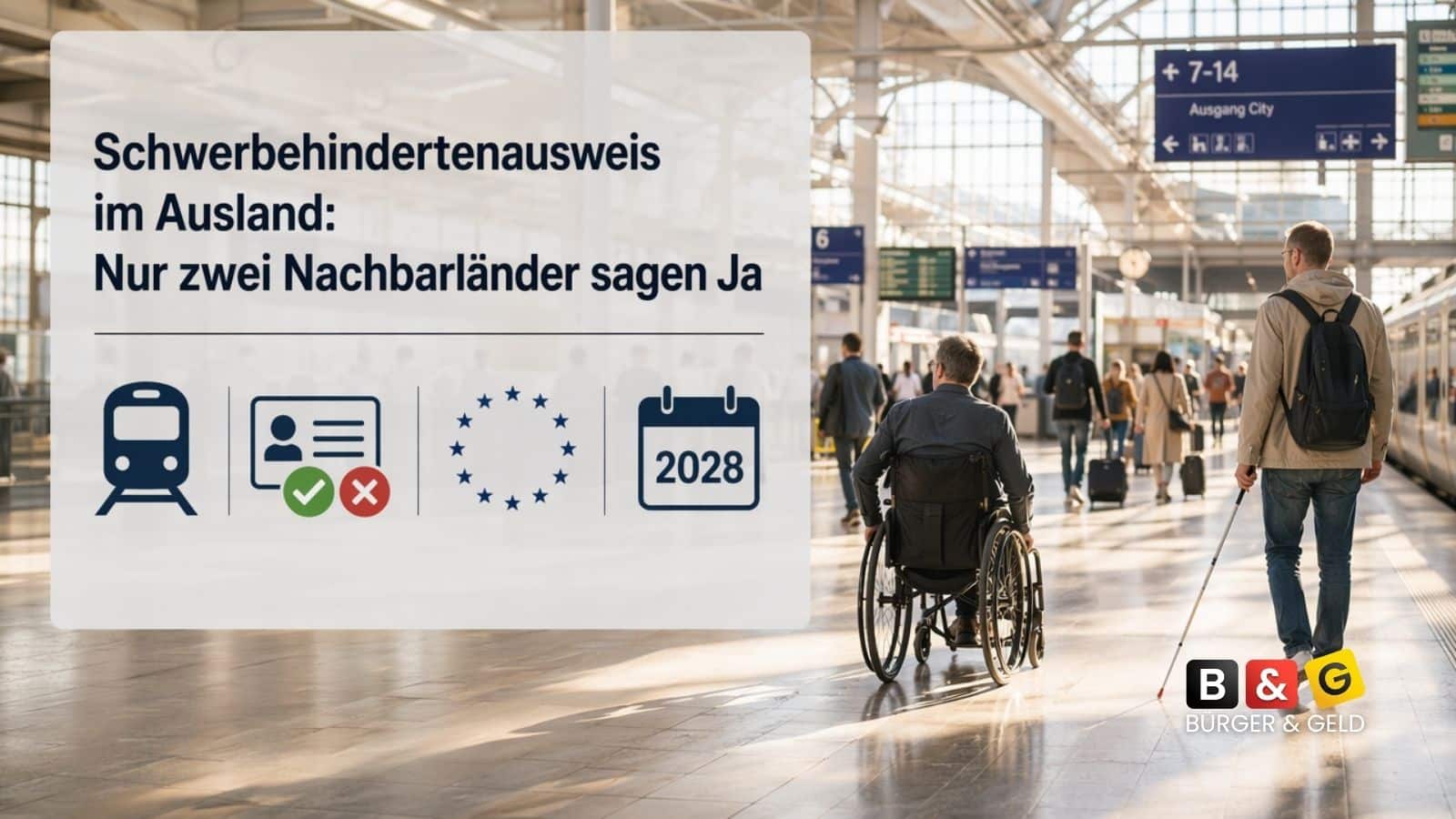 Schwerbehindertenausweis im Ausland: Nur zwei Nachbarländer sagen Ja