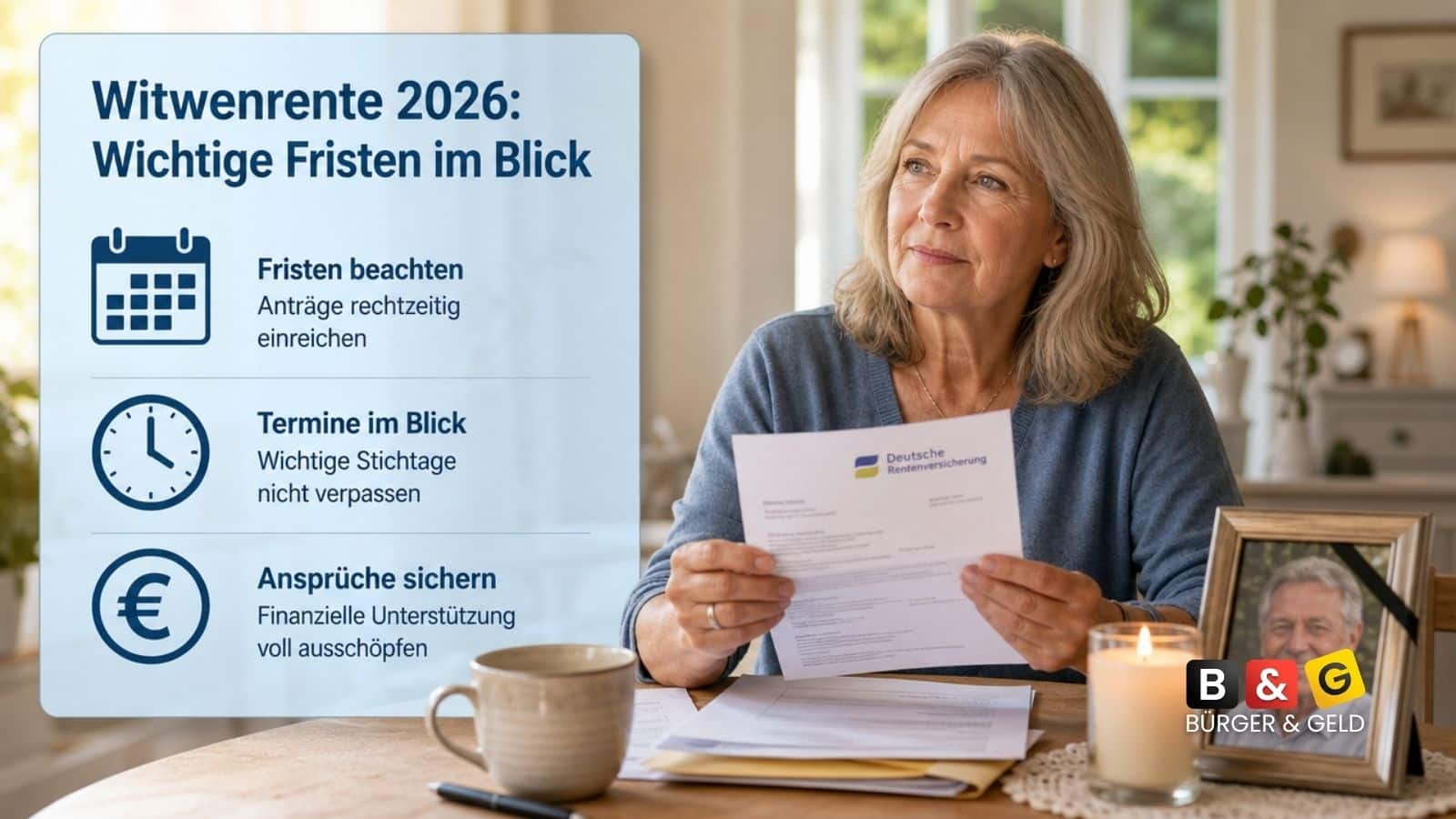 Frist bei der Witwenrente