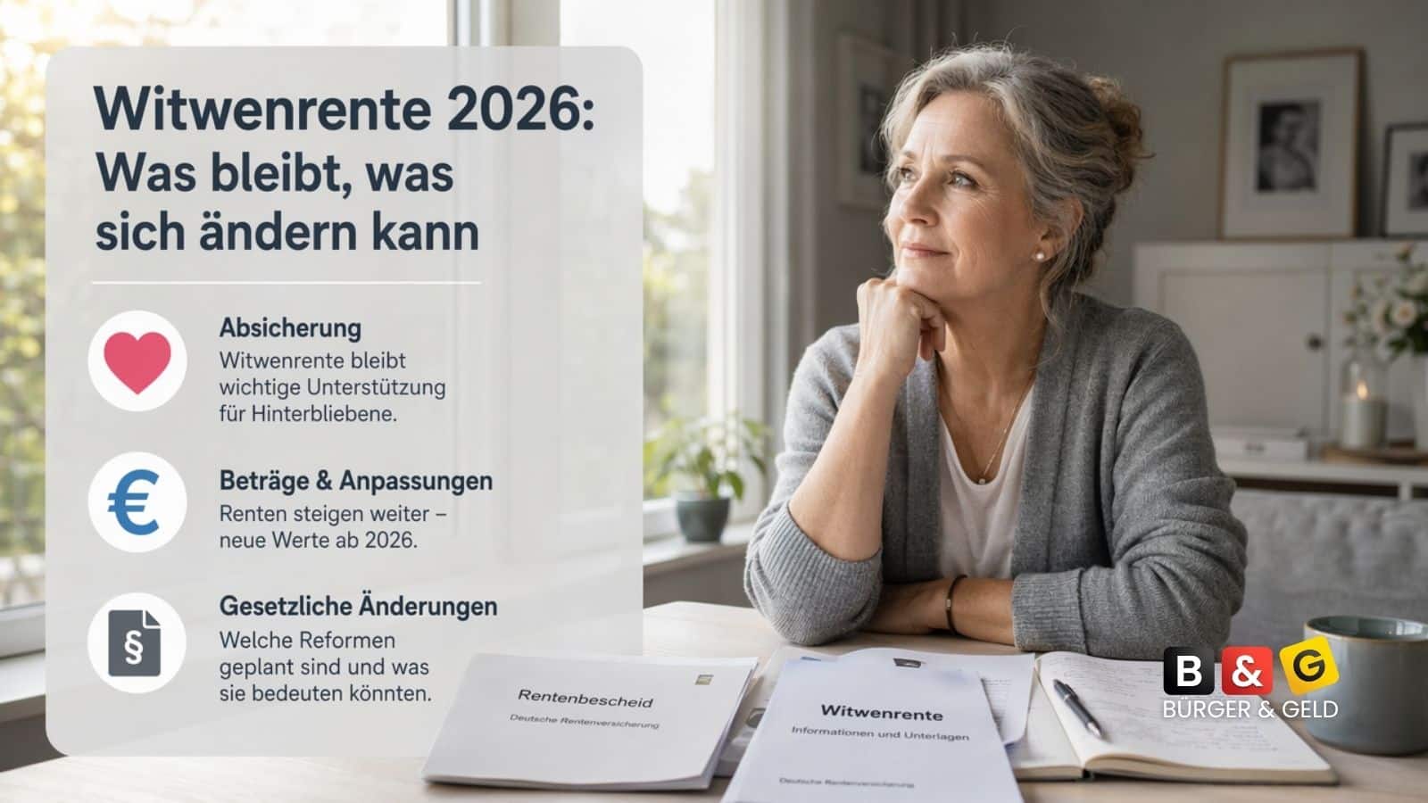 Witwenrente - das sagt die Rentenkommission