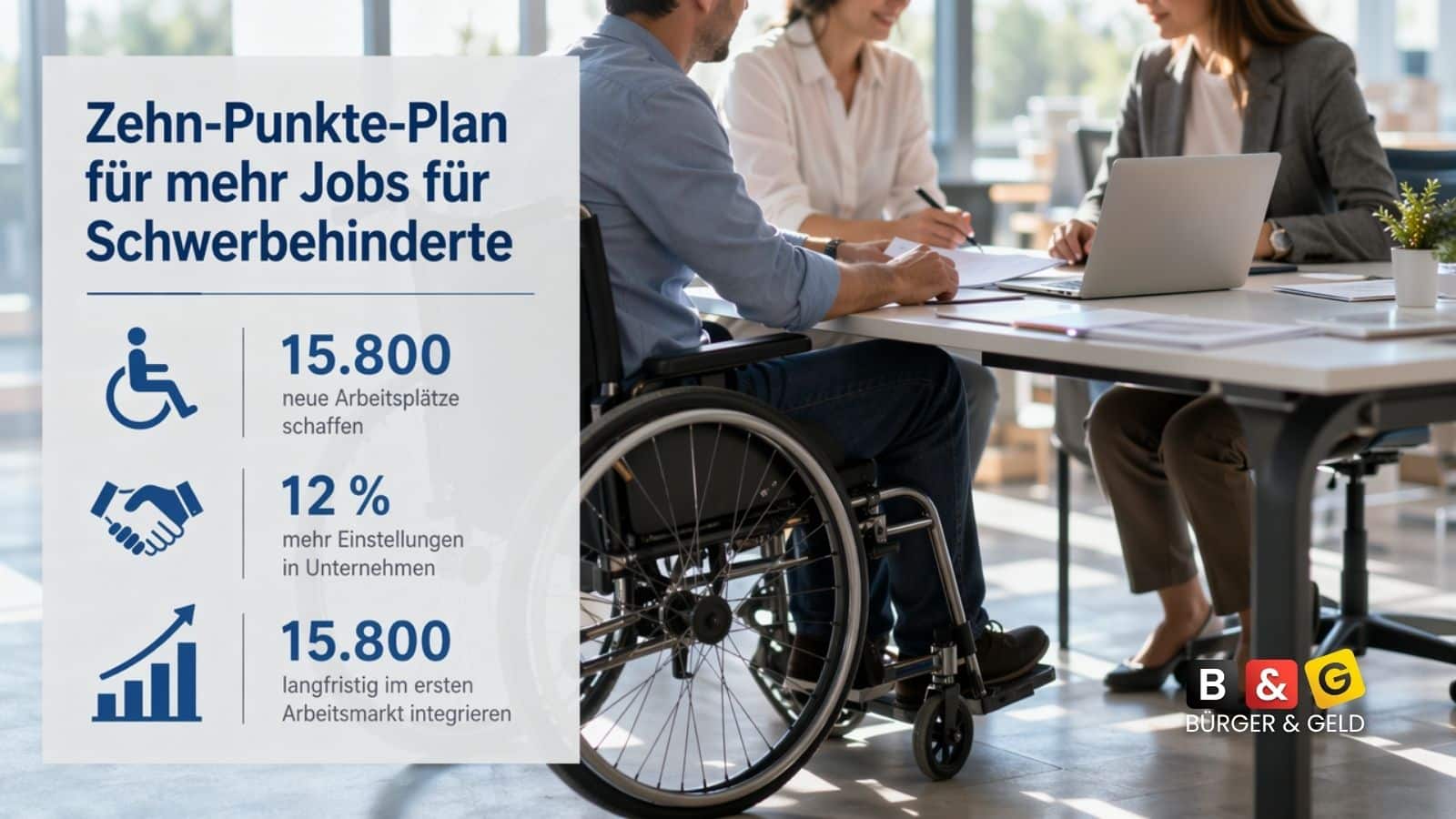 Zehn-Punkte-Plan für mehr Jobs: Niedersachsen will Menschen mit Behinderung besser in Arbeit bringen