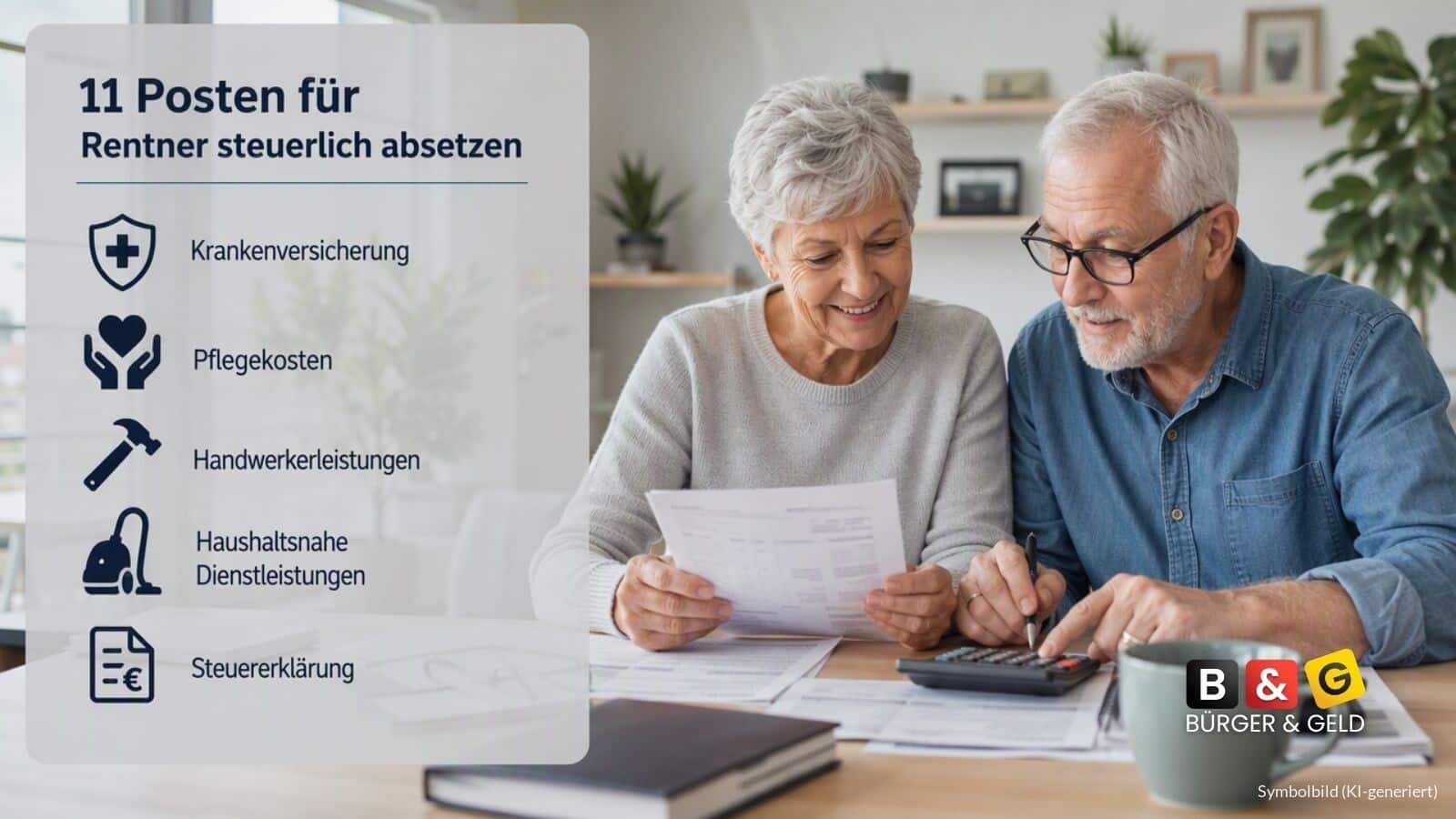 11 Ausgaben, die Rentner von der Steuer absetzen können