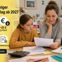 Kinderzuschlag 2027: Kürzung um 25 Euro monatlich