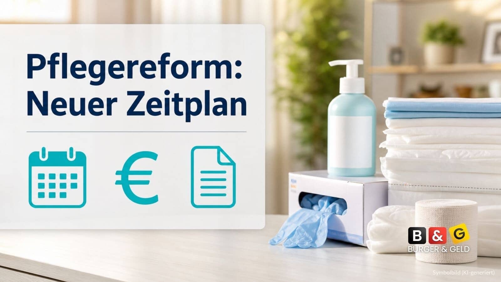 42-Euro-Zuschuss für die Pflege: Neuer Zeitplan für die Reform steht