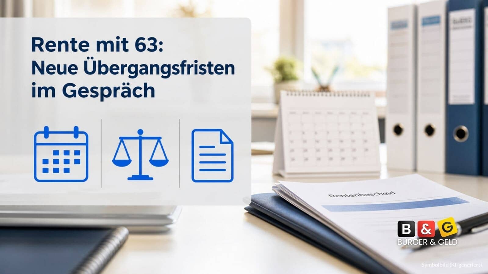 Rente mit 63: Union rückt bei Übergangsfristen von harter Linie ab