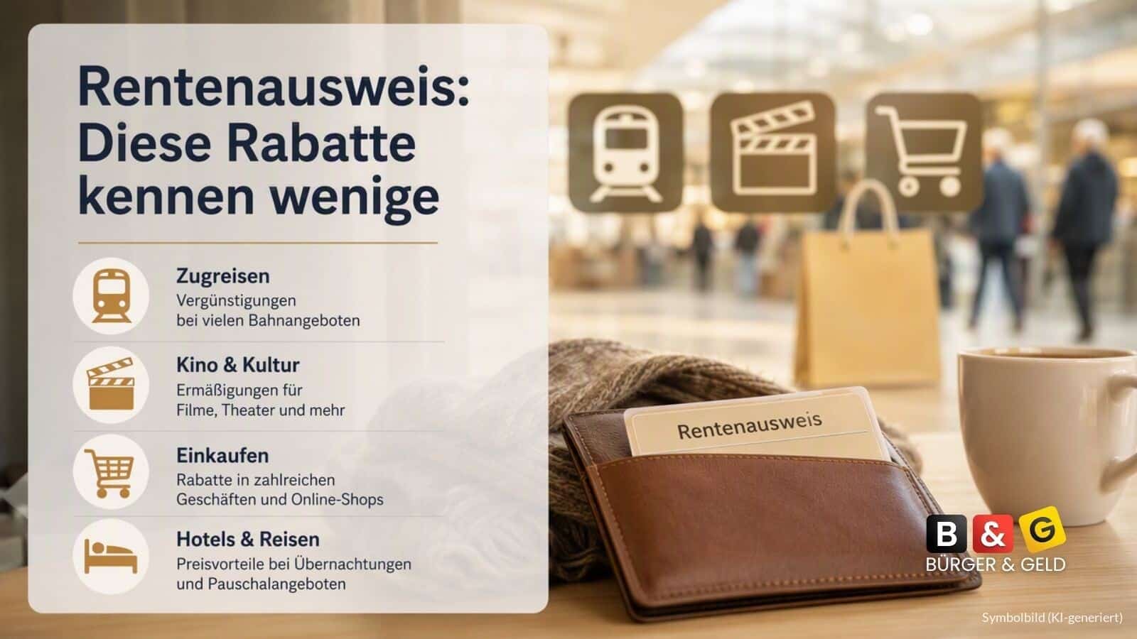 Bahn, Kino, Hotel: So viel Geld verschenken Rentner ohne diese Karte