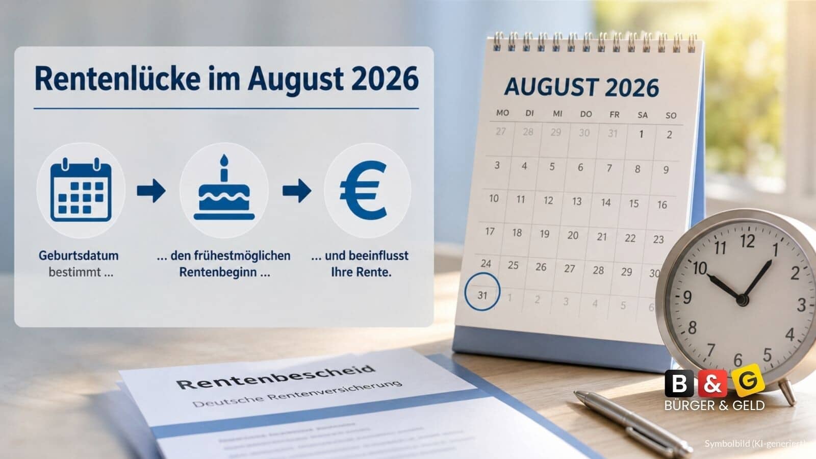 Diese Rente fällt im August 2026 komplett aus – ein einziger Tag entscheidet über zwei Monate Wartezeit