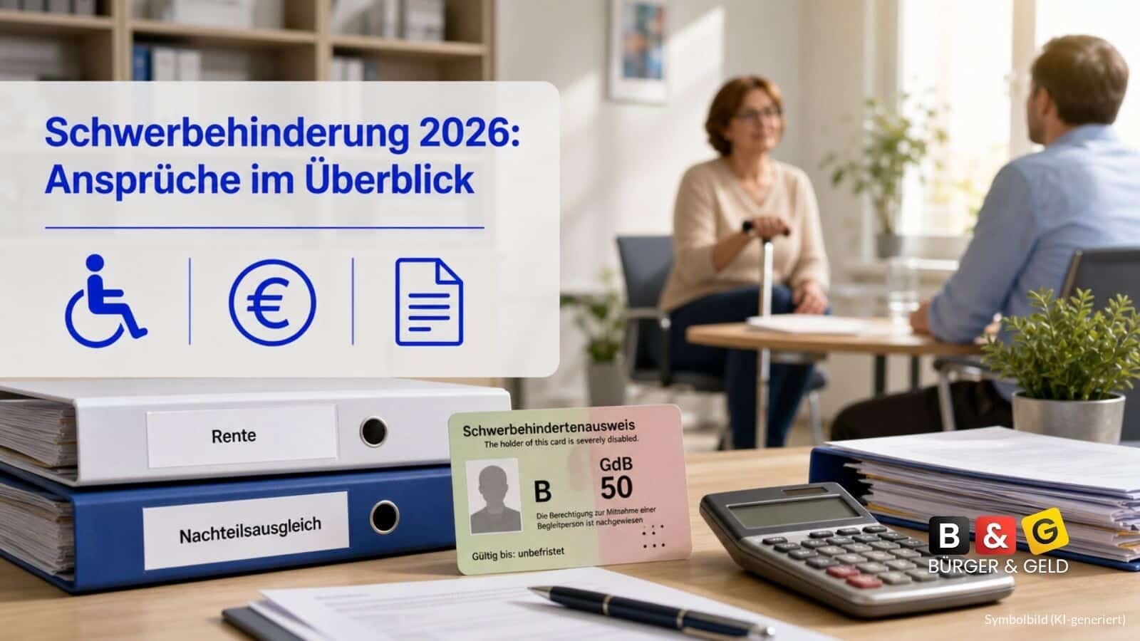 Neue Tabelle zu Schwerbehinderung: Vom Pauschbetrag bis zur Wertmarke alle Zuschüsse im Überblick