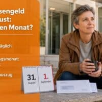 Arbeitslosengeld Auszahlung Ende August 2026