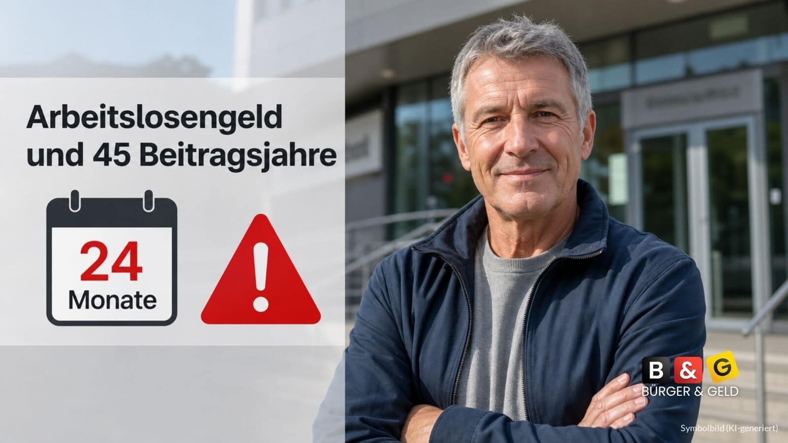 Arbeitslosengeld und Rente nach 45 Betragsjahren