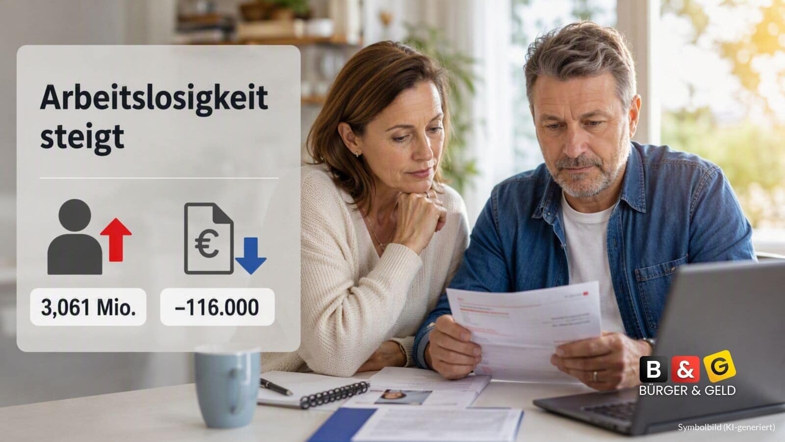 Höhere Arbeitslosigkeit, aber weniger Bezieher von Grundsicherungsgeld
