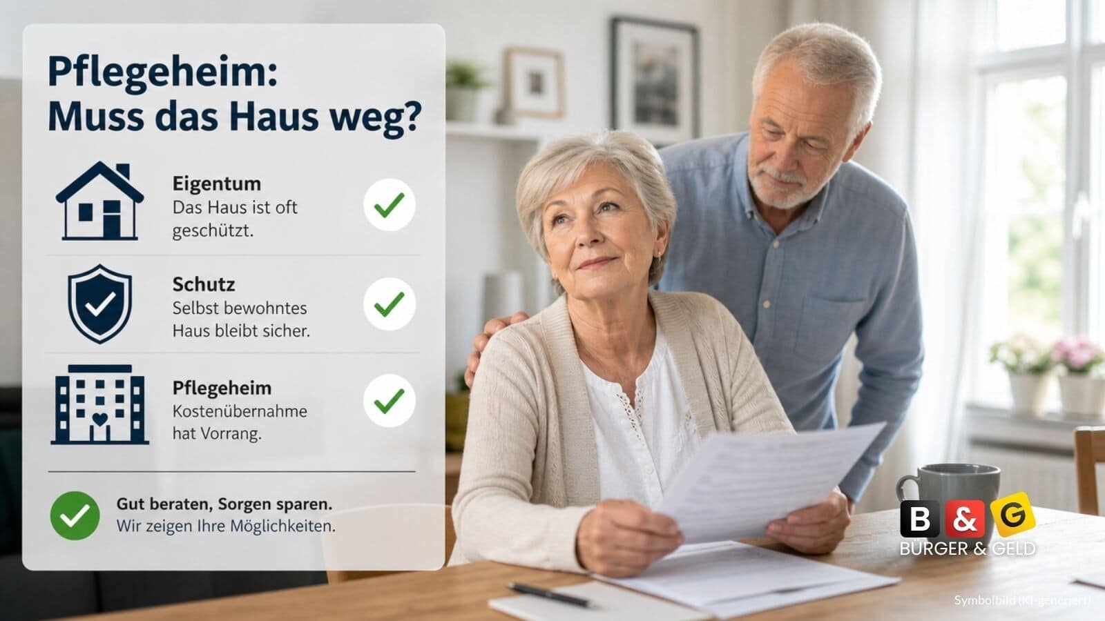 Ehepartner im Pflegeheim - Haus verkaufen