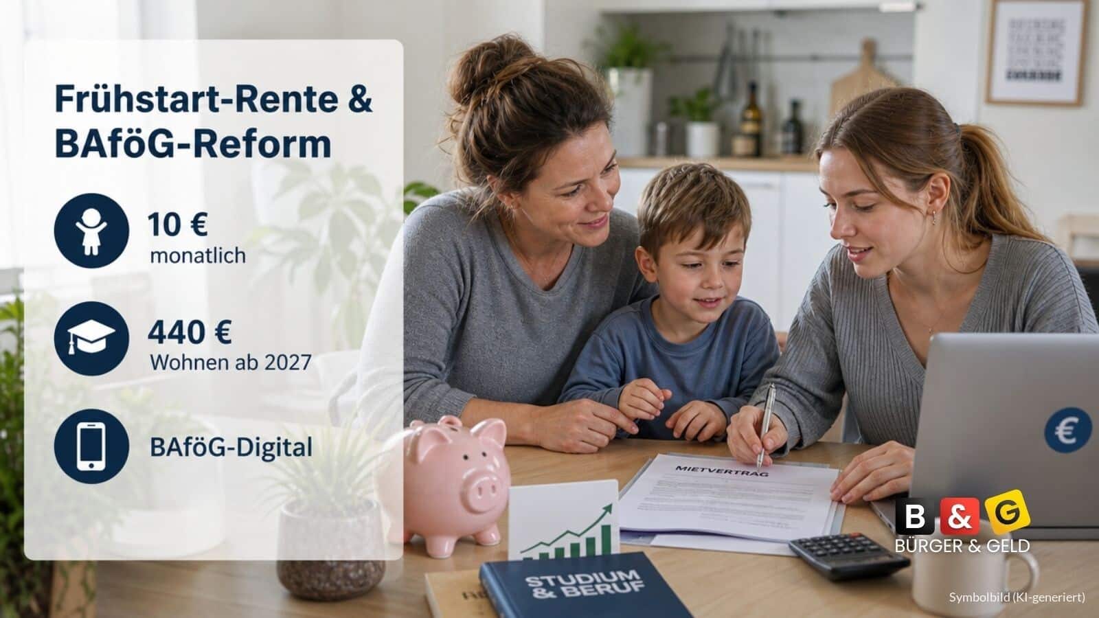 Frühstart-Rente und Bafög-Reform auf den Weg gebracht