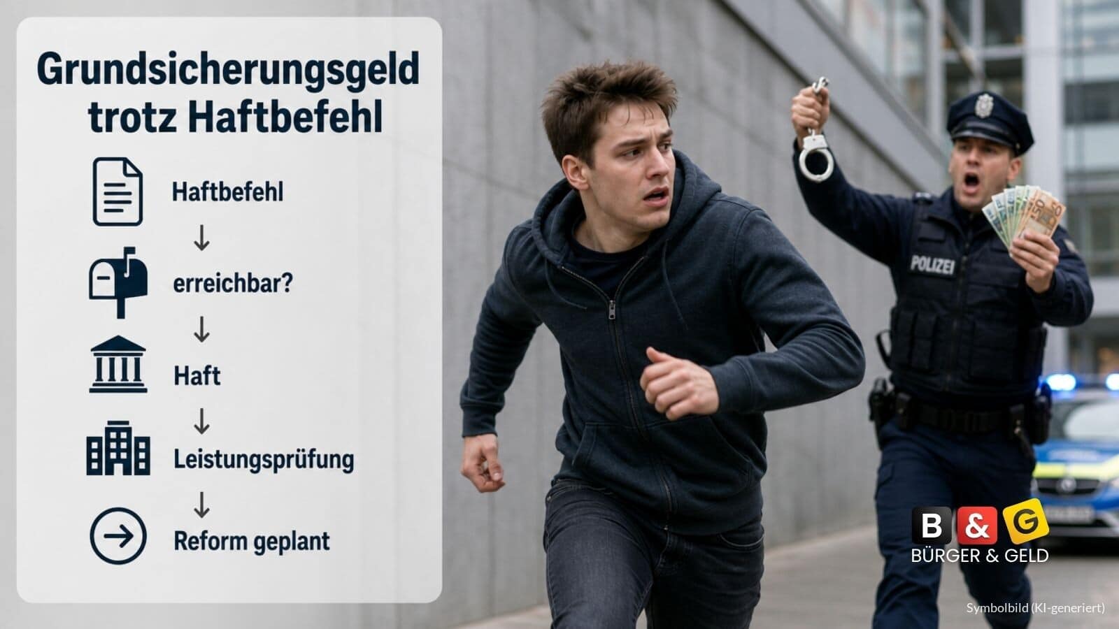 Grundsicherungsgeld trotz Haftbefehl