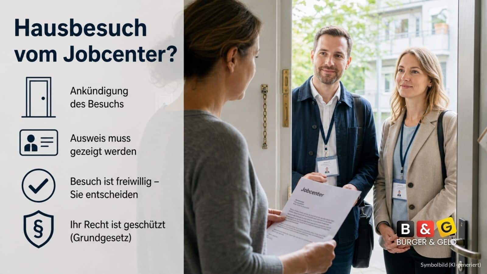 Hausbesuch durch Jobcenter