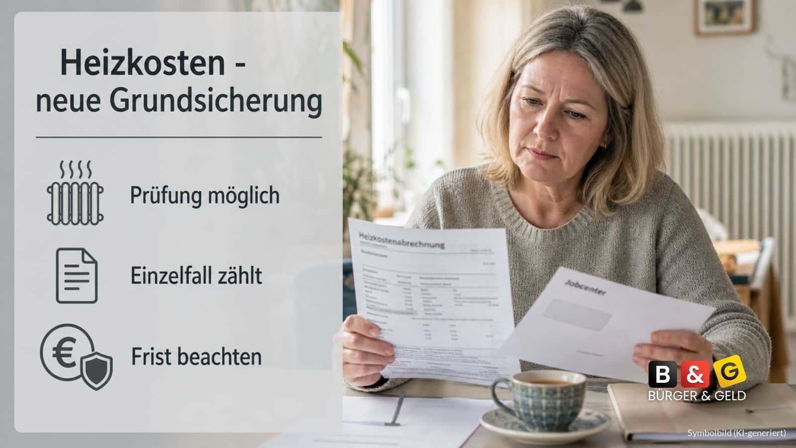Neue Grundsicherung: Heizkosten