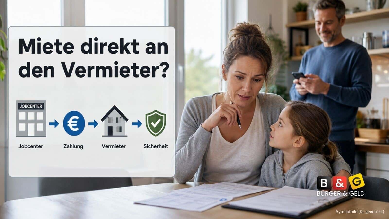 Miete neue Grundsicherung: Jobcenter zahlt direkt an Vermieter