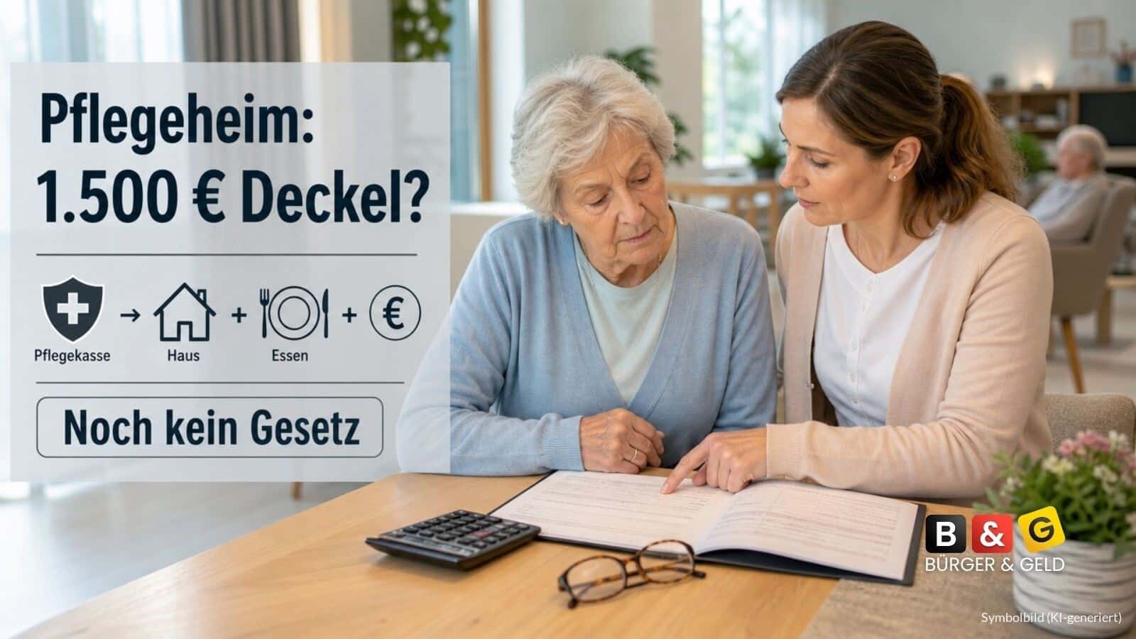 Kosten Pflegeheim - Eigenanteil auf 1500 Euro begrenzen