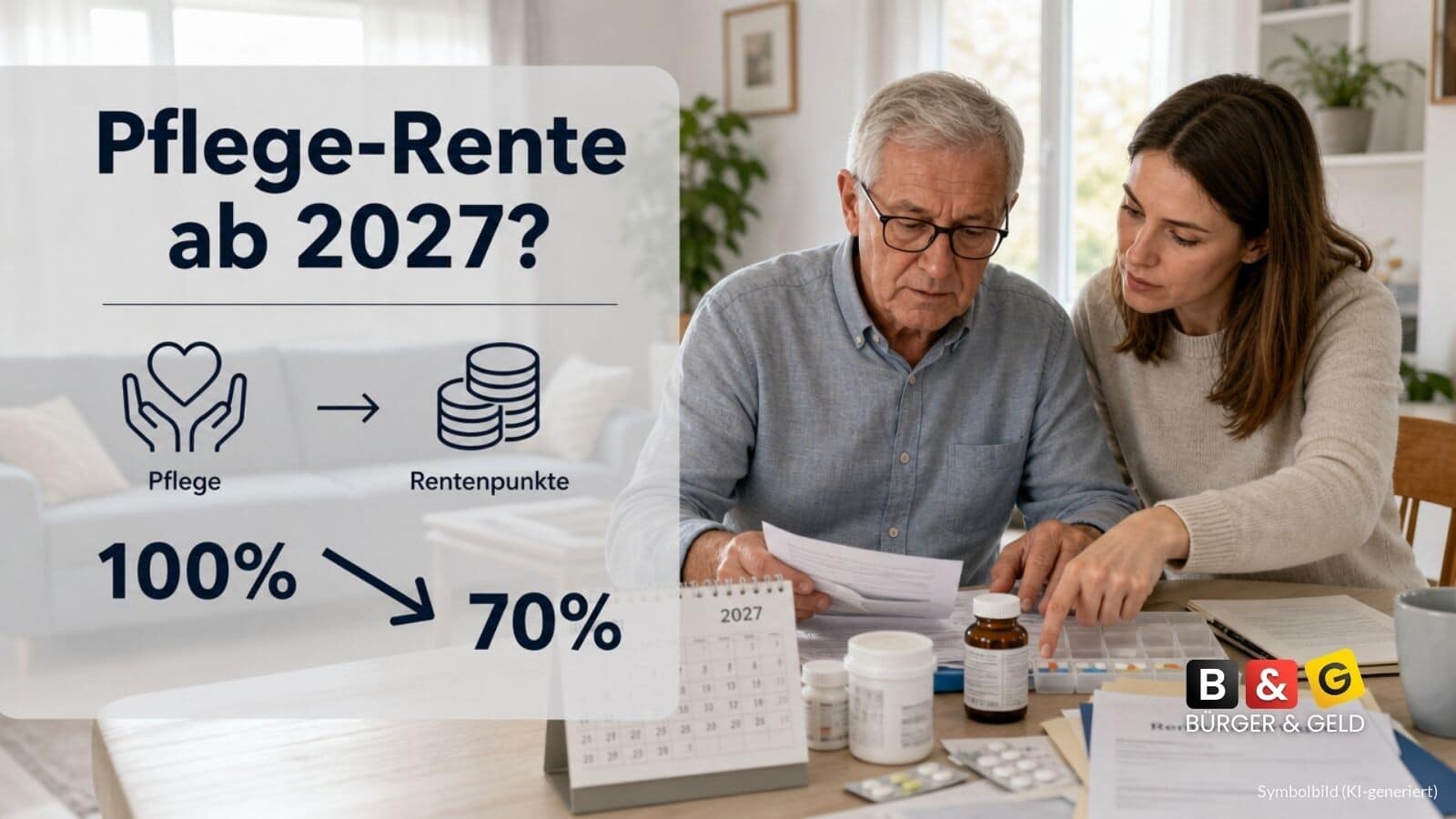 Kürzung bei der Pflege-Rente 2027