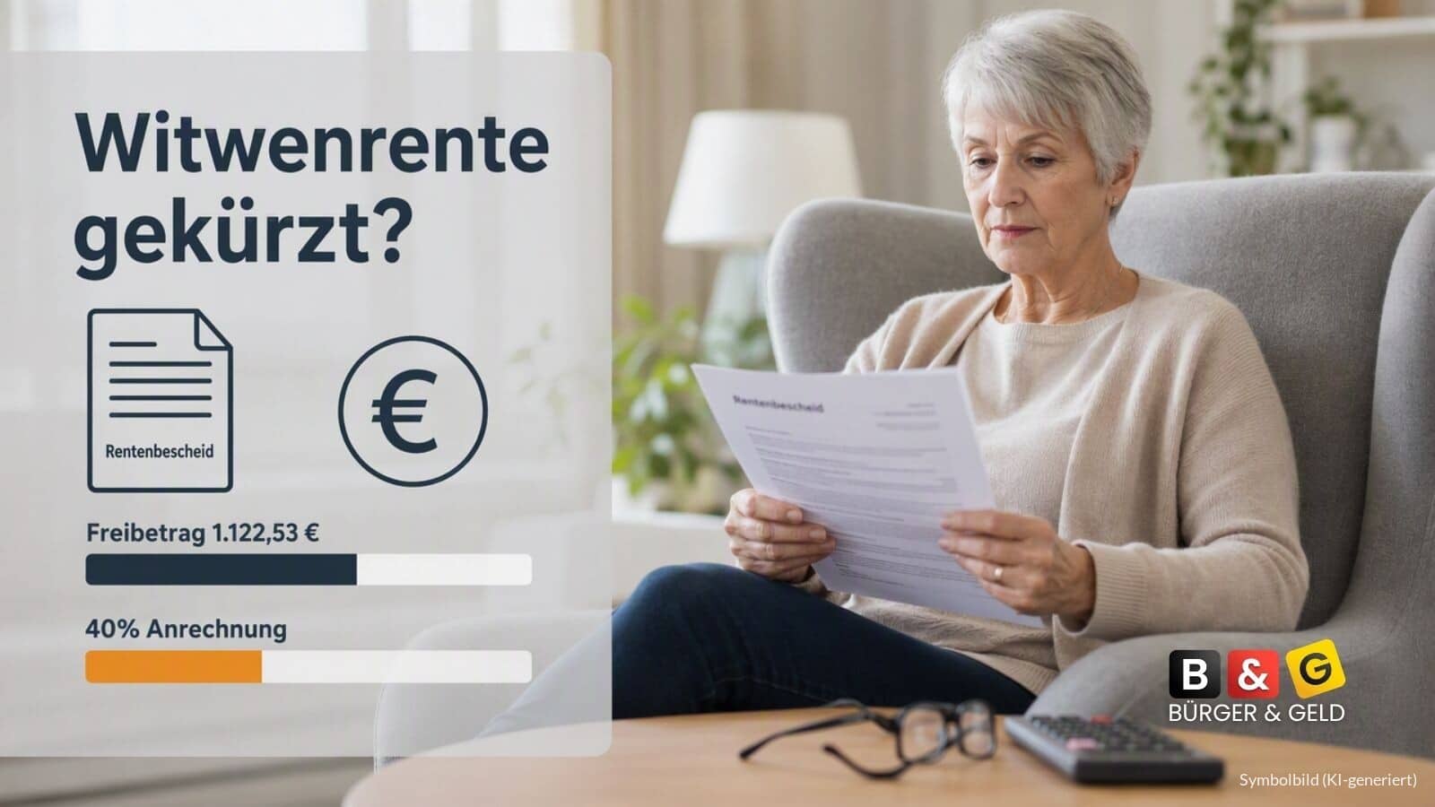 Kürzung Witwenrente wegen Einkommens