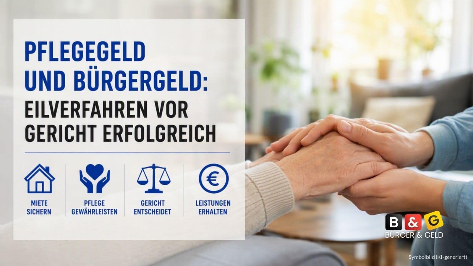 LSG NRW: Pflegegeld zählt im Eilverfahren als Notreserve für Miete und Lebensunterhalt