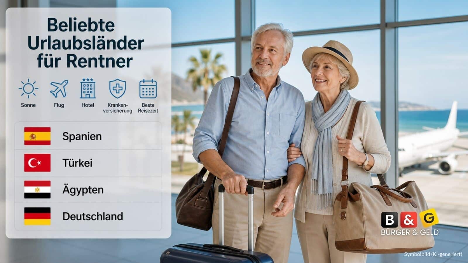 Beliebte Urlaubsländer von Rentnern