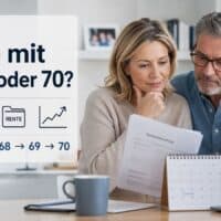Rente mit 68, 69 oder 70 Jahren