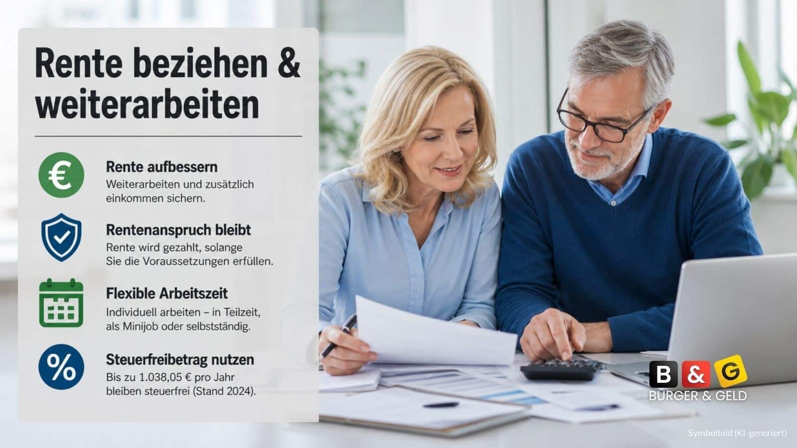 Rente beziehen, weiter arbeiten und einzahlen