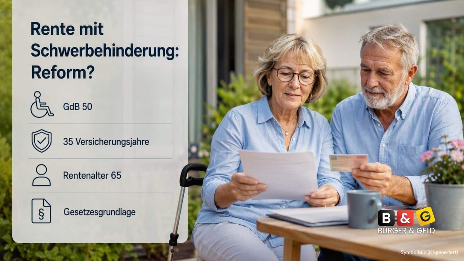 Rente für Schwerbehinderte - Rentenkommission Änderungen