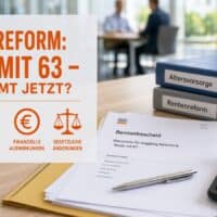Rente mit 63 vor dem Aus: Regierung plant Schutzrente für Härtefälle