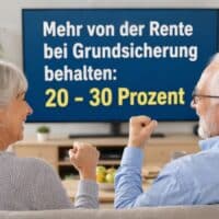 20 oder 30 Prozent von eigener Rente bei aufstockender Grundsicherung behalten