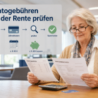 Kontogebühren und Rente - so können Rentner sparen
