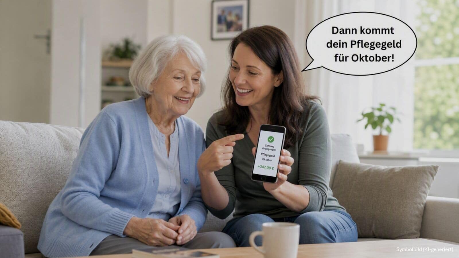 Auszahlung Pflegegeld für Oktober 2026: Termin