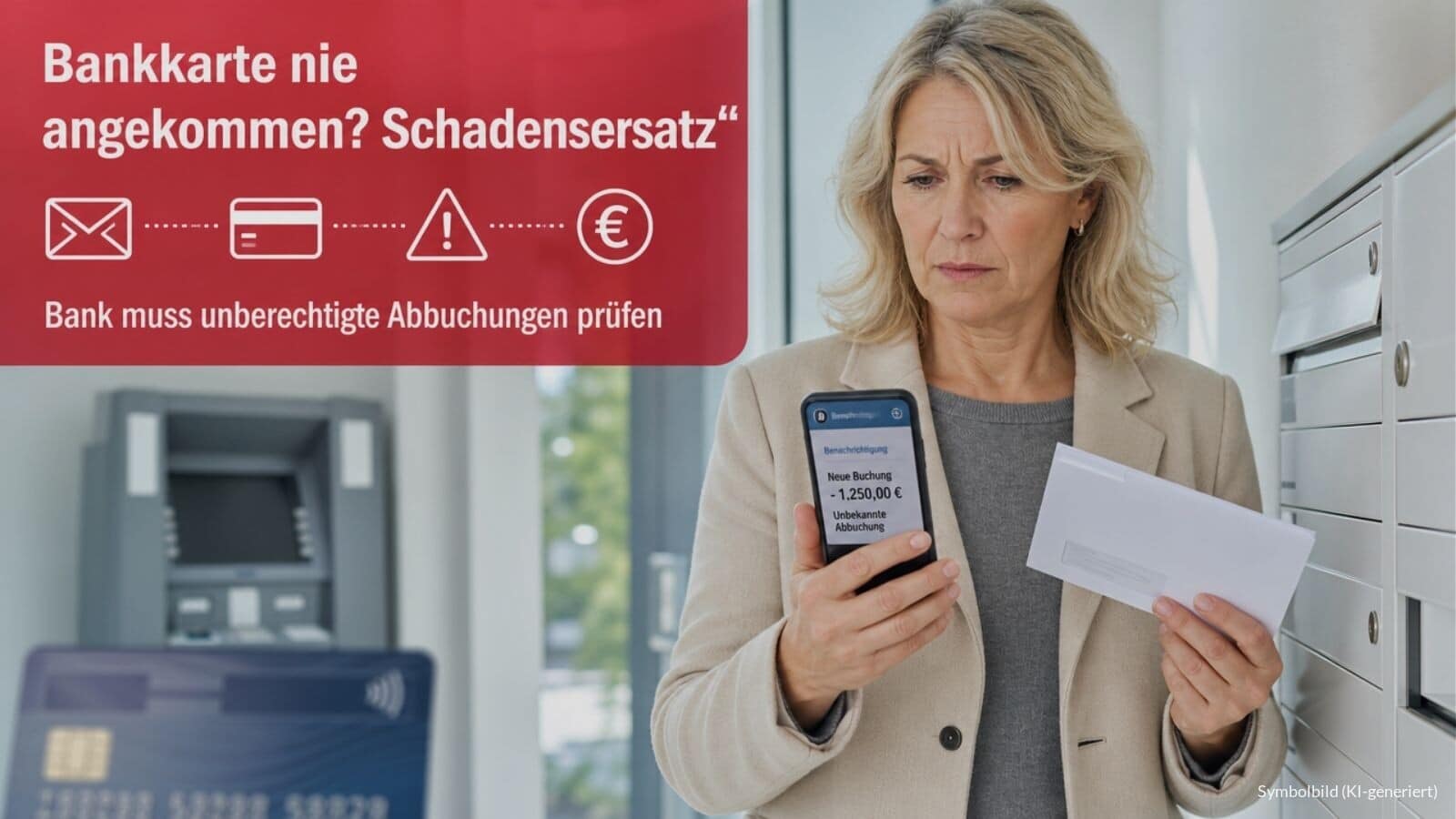 Bank muss Schadensersatz bei unberechtigten Abbuchungen leisten: Urteil!
