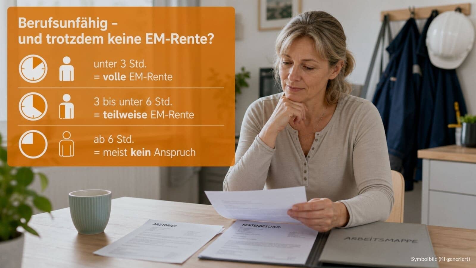 BU-Rente oder EM-Rente - Unterschiede 2026