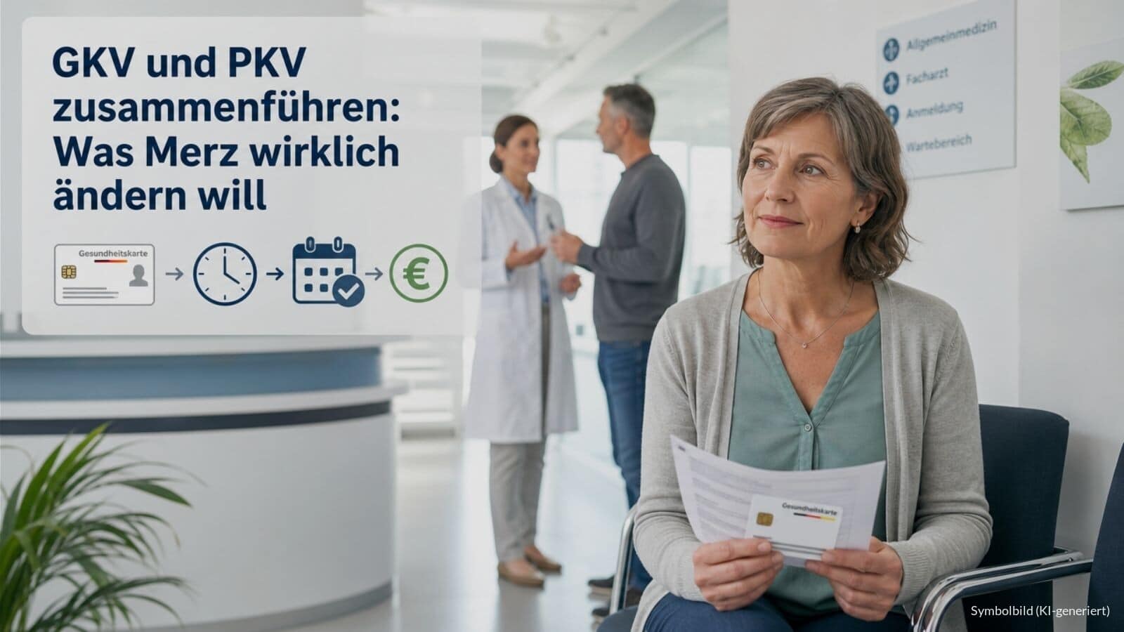 Merz zur Zusammenführung von gesetzlicher und privater Krankenversicherung