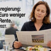 Bund will 2027 eine Milliarde Euro weniger für die Rente zahlen
