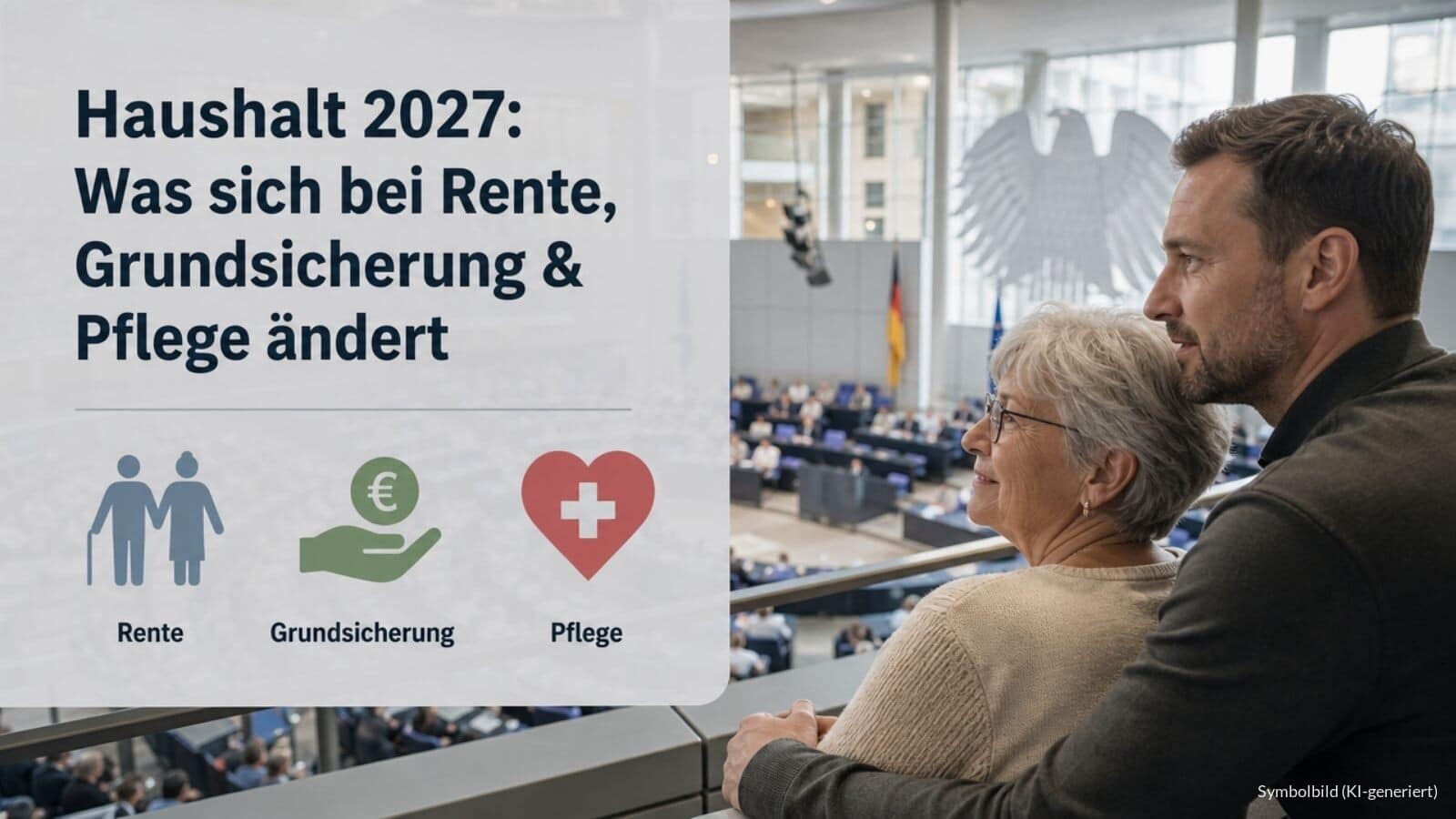 Bundeshaushalt 2027: Rente, Grundsicherung, Pflege