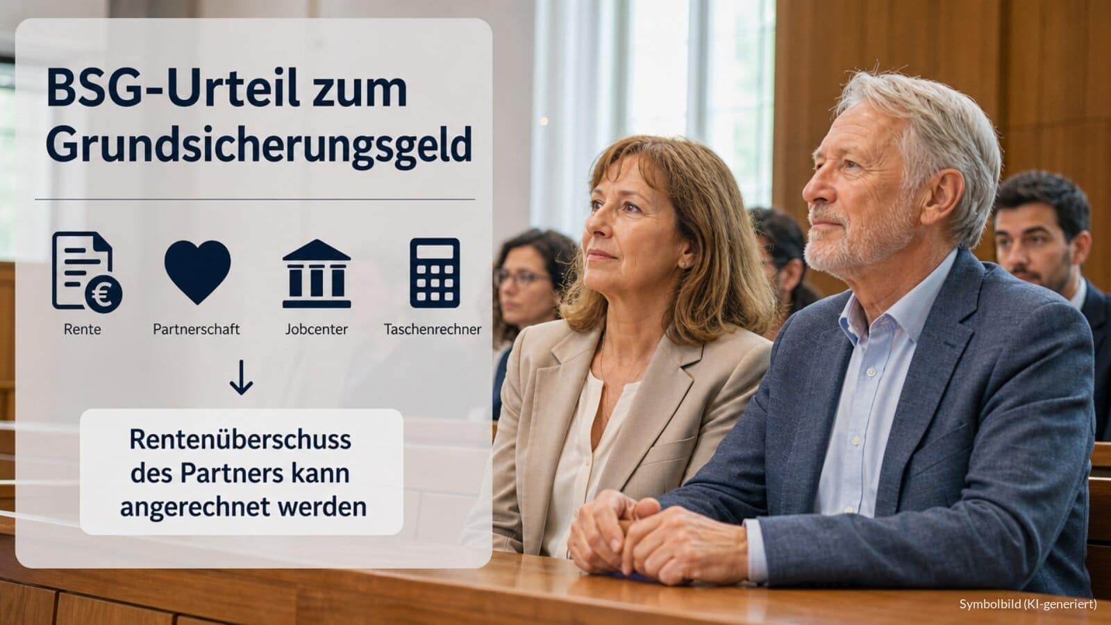 Anrechnung der Rente des Partners auf die Grundsicherung für Arbeitsuchende - Urteil Bundessozialgericht