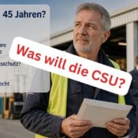CSU: Rente nach 45 Jahren