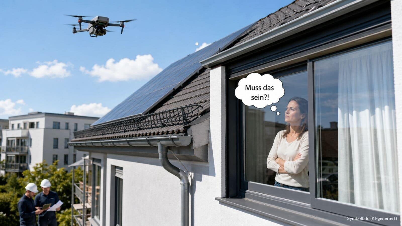 Muss Mieter Drohne über Mietshaus dulden?